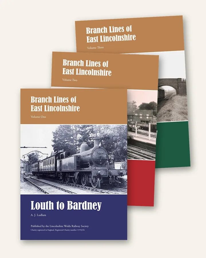 The three volumes of Branch Lines of East Lincolnshire